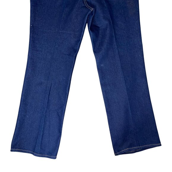 NWT Levi's Vintage Y2K Dark Wash Straight Leg J-Curve Design Jeans 44 31 - Picture 7 of 10